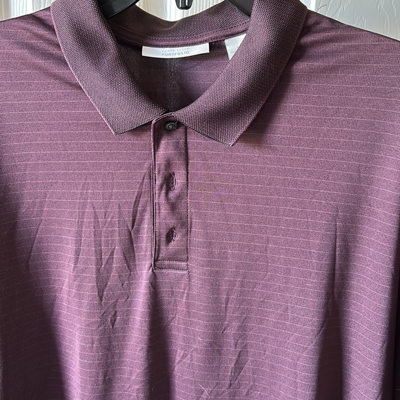 Perry Ellis polo. Deep purple color. - Picture 3 of 5